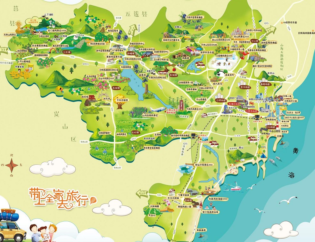 岭东景区使用手绘地图给景区能带来什么好处？